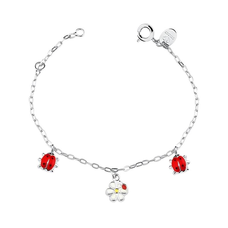 PULSEIRA MARGARIDA E JOANINHA - PINK STAR