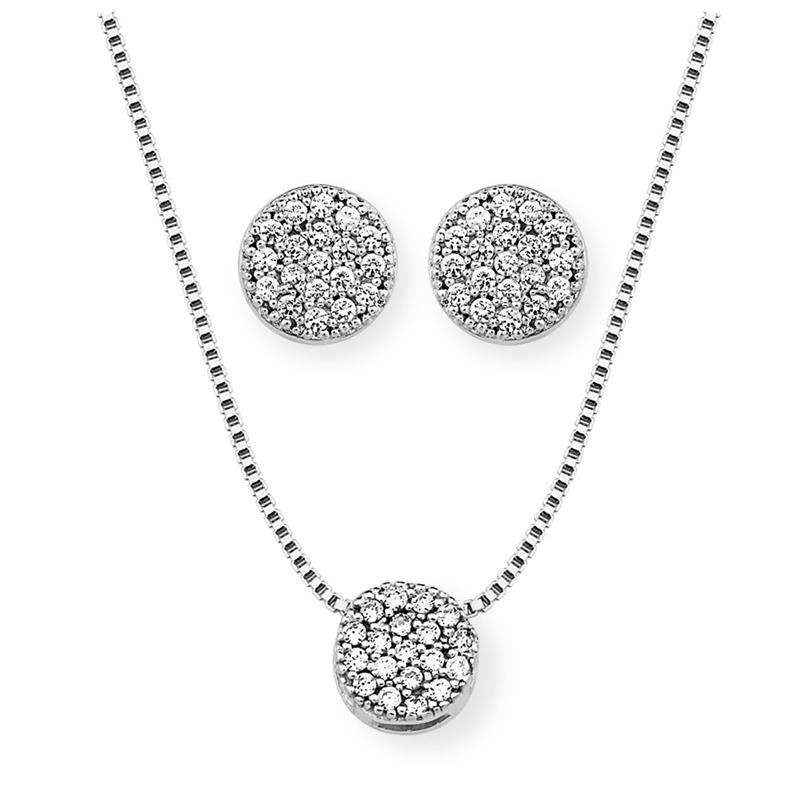CONJUNTO CHUVEIRINHO COM PEDRAS DE ZIRCÔNIA