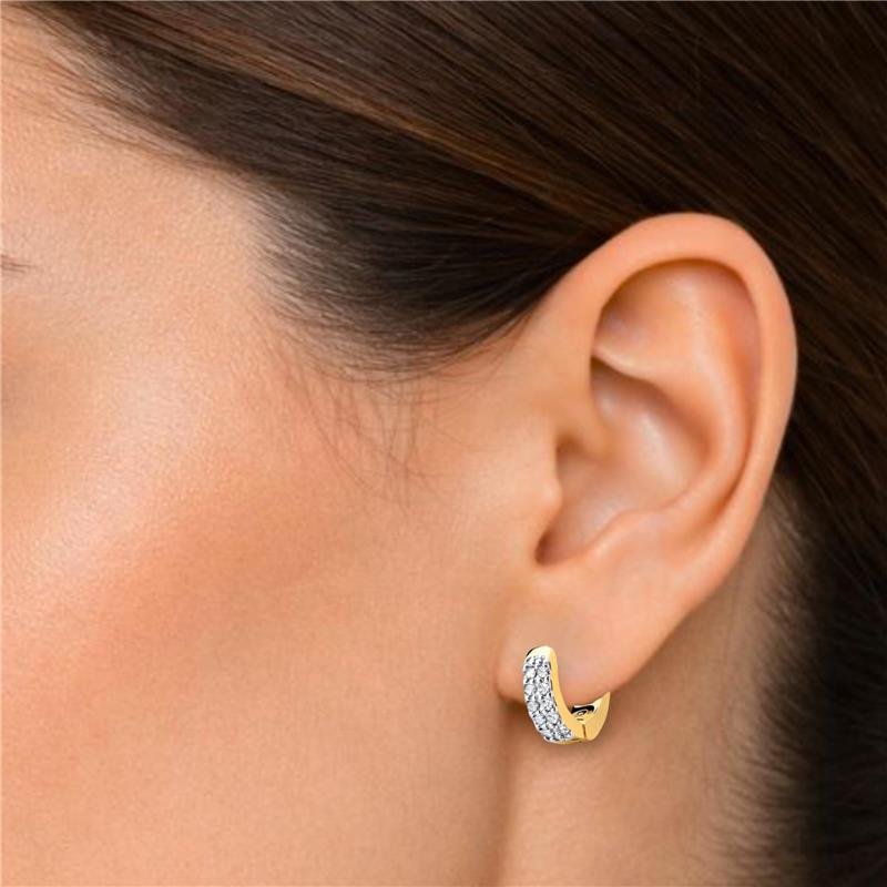 BRINCO CLICK ARGOLA CRAVEJADA 8 MM