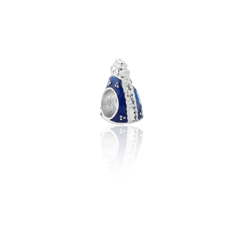 CHARM NOSSA SENHORA APARECIDA COM DETALHES EM RESINA