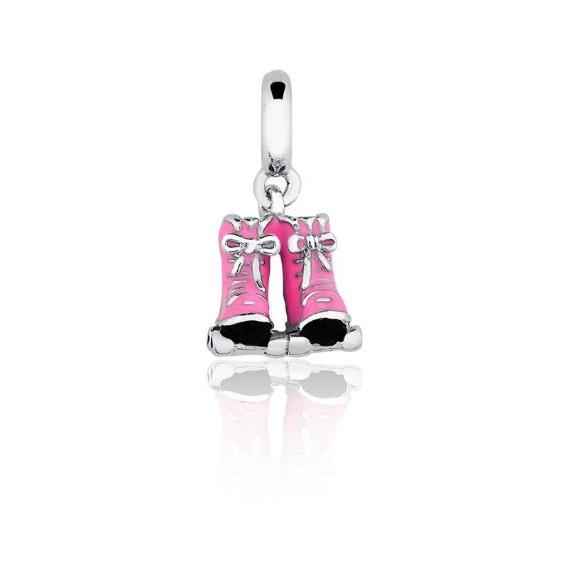 CHARM PENDENTE PATINS DETALHES COM ESMALTE