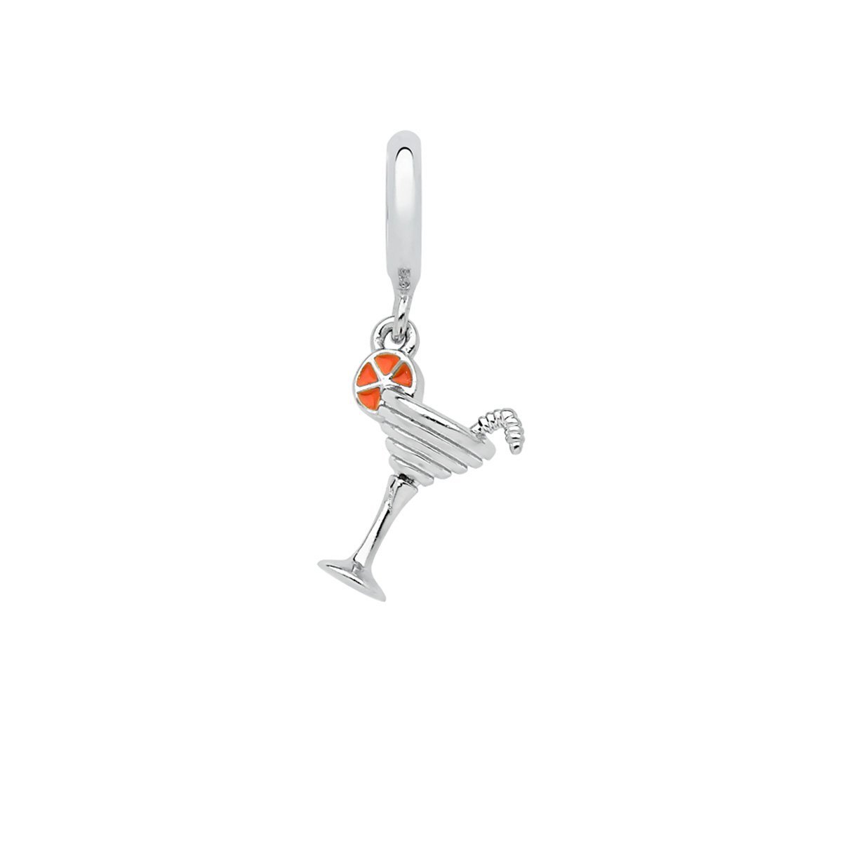 CHARM PENDENTE DRINK COM DETALHES EM RESINA