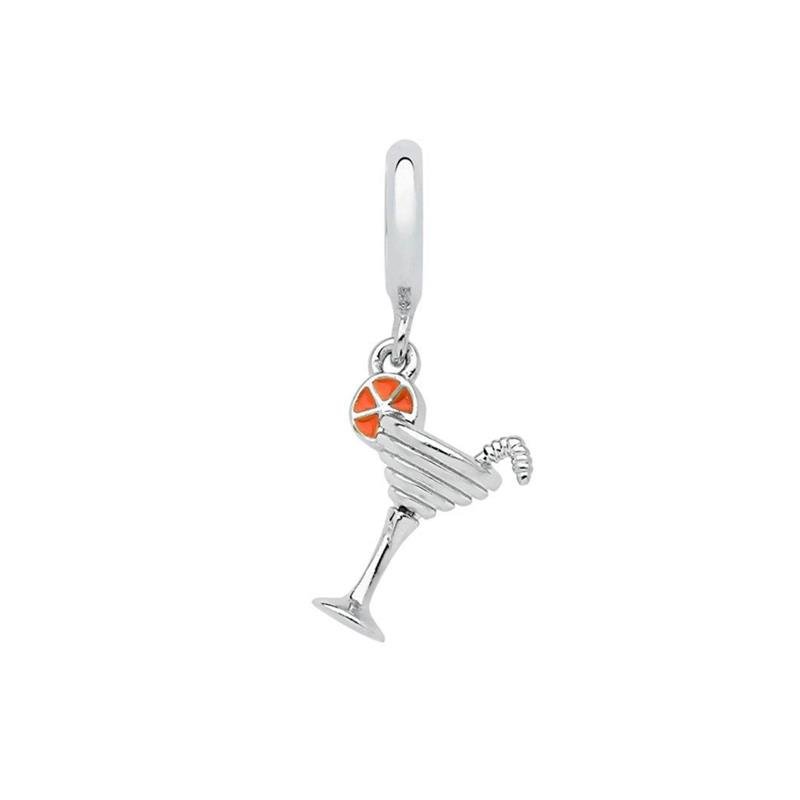 CHARM PENDENTE DRINK COM DETALHES EM RESINA