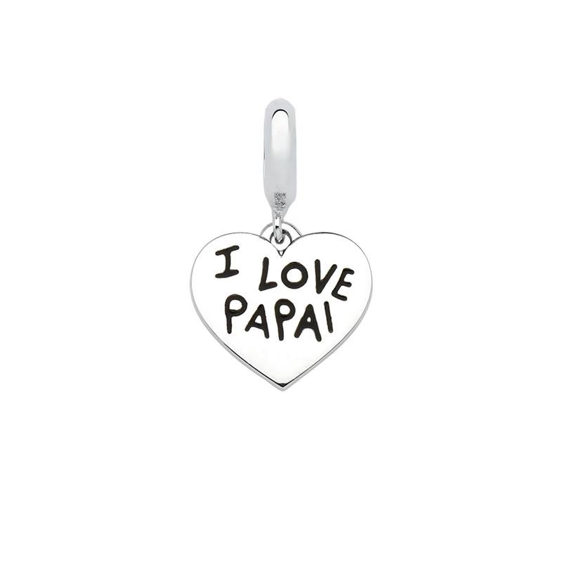 CHARM PENDENTE 'I LOVE PAPAI'