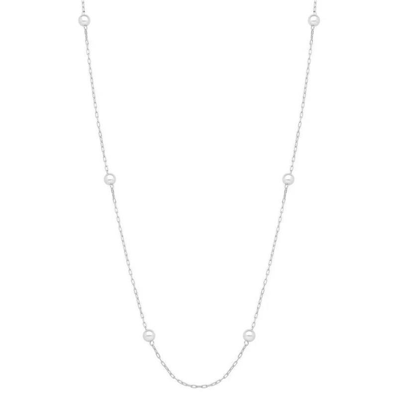 GARGANTILHA LONGA COM PÉROLAS