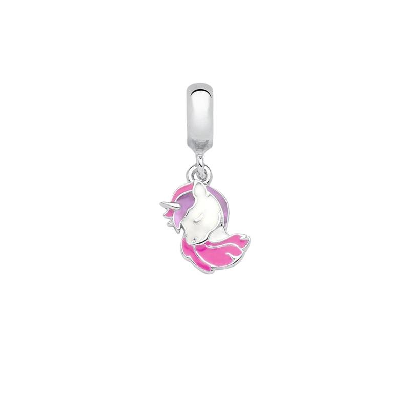 CHARM PENDENTE UNICÓRNIO - PINK STAR