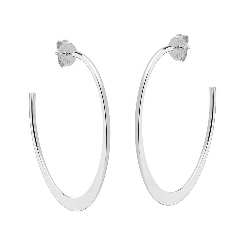 BRINCO ARGOLA OVAL METAL