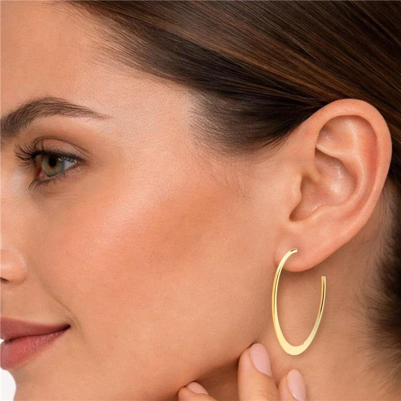 BRINCO ARGOLA OVAL LISA