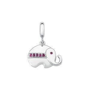 CHARM PENDENTE ELEFANTE COM CRAVAÇÃO - SENTIMENTOS