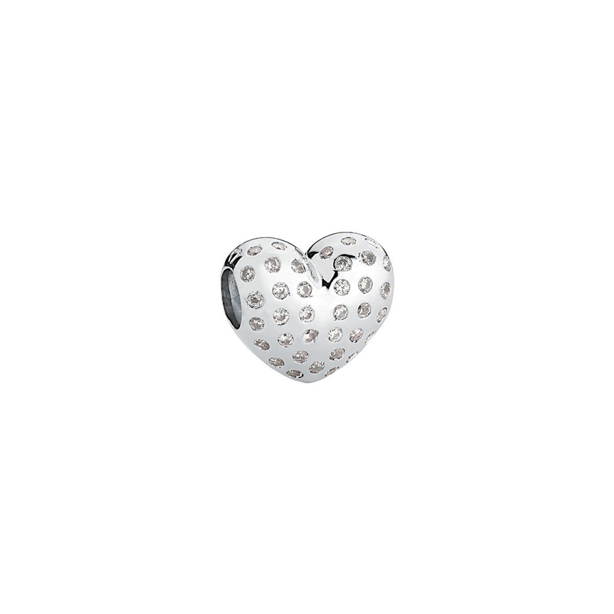 CHARM SEPARADOR CORAÇÃO COM PEDRAS DE ZIRCÔNIA