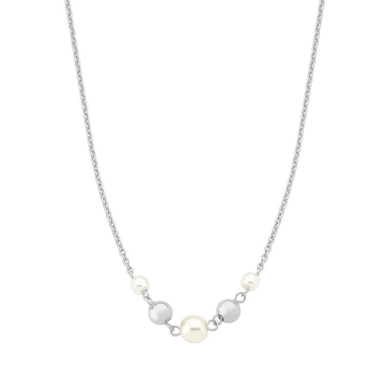 GARGANTILHA CHOKER ESFERAS E PÉROLAS