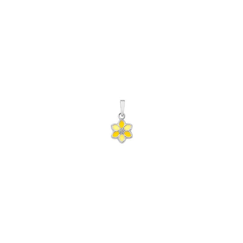 PINGENTE FLOR COM MIOLO TEXTURIZADO E DETALHES EM RESINA