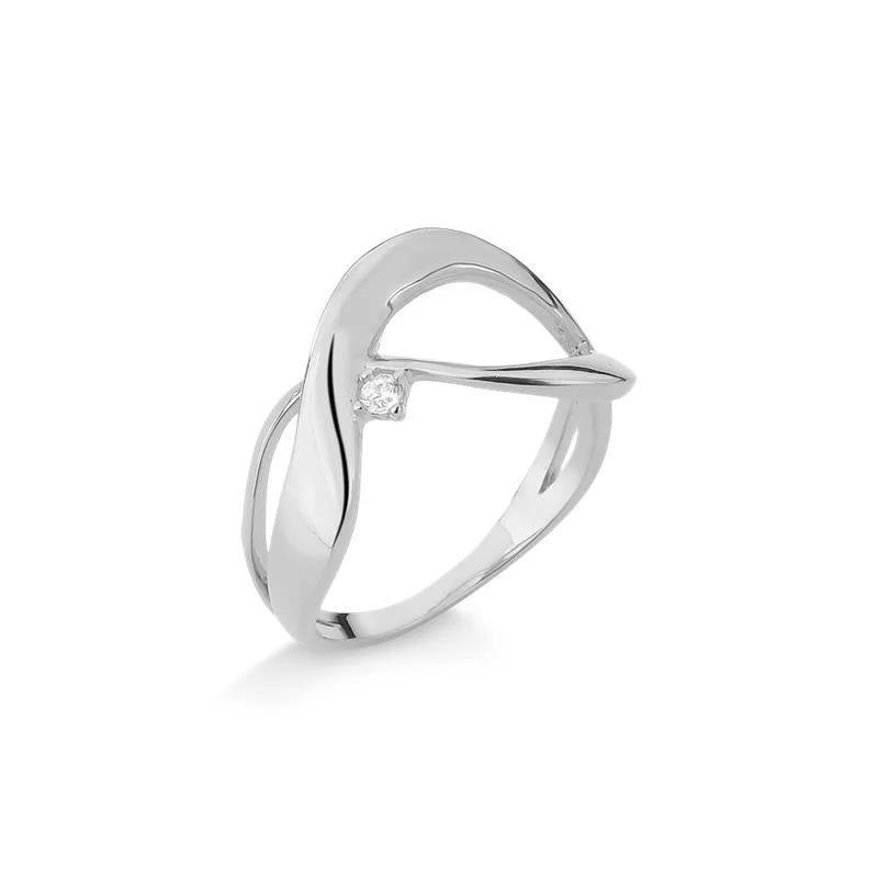 ANEL CRUZADO COM PONTO DE LUZ