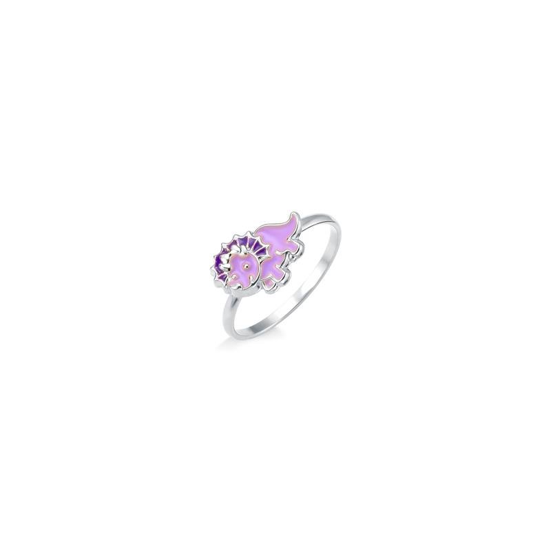 ANEL TRICERAPTORS COM LAÇO COM DETALHES EM RESINA - PINK STAR