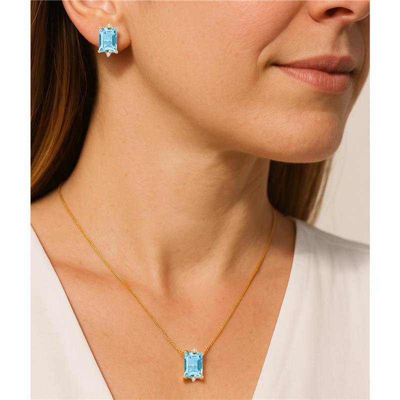 CONJUNTO BAGUETE COM PONTO DE LUZ