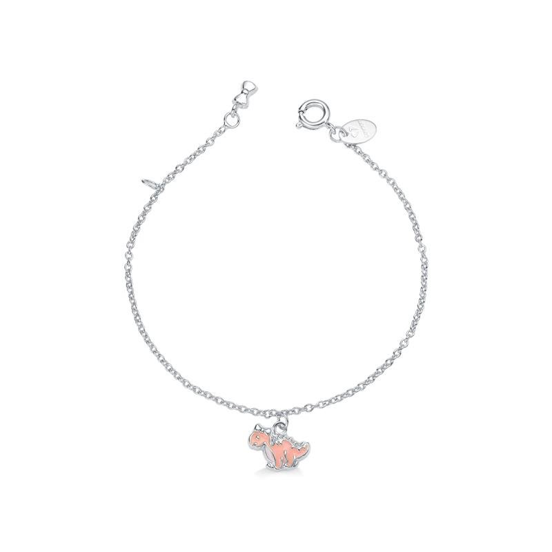 PULSEIRA DINO COM LAÇO COM DETALHES EM RESINA