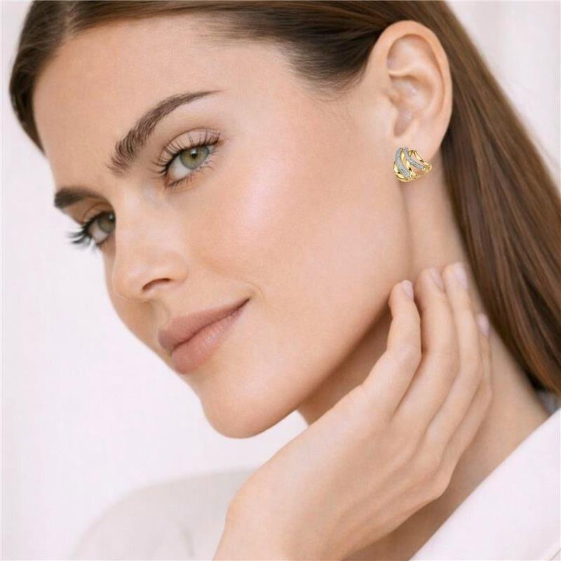 BRINCO CURVAS COM CRAVAÇÃO PAVÊ