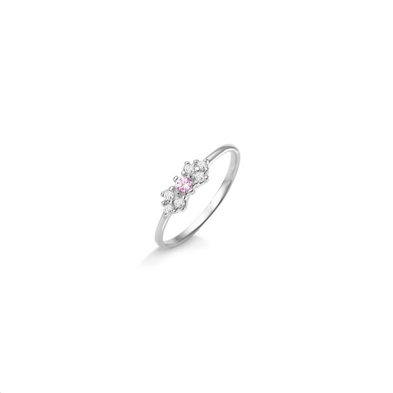 ANEL PONTO DE LUZ TREVO - PINK STAR