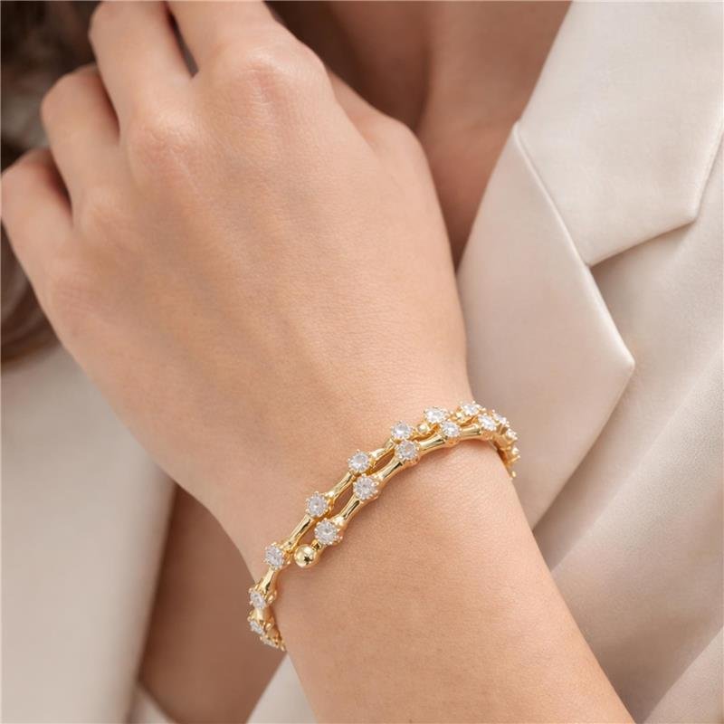 BRACELETE PONTOS DE LUZ - REFLEXOS DE LUXO