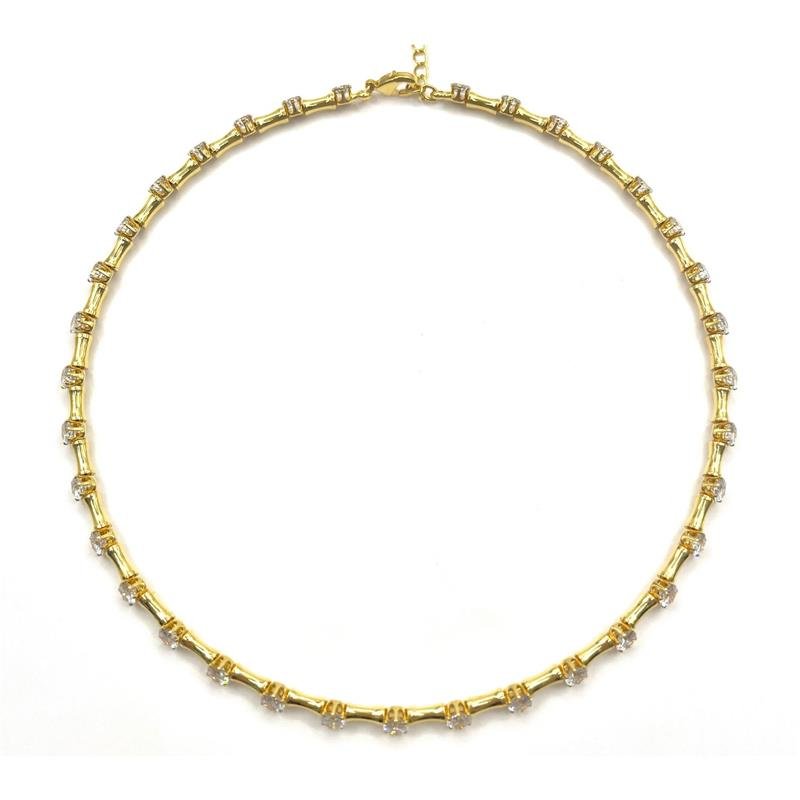 GARGANTILHA CHOCKER TRANÇADA - REFLEXOS DE LUXO 06-25
